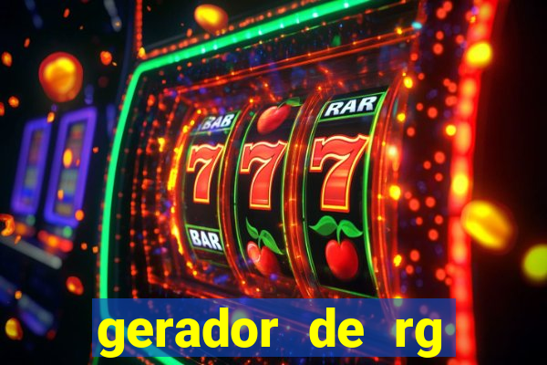 gerador de rg frente e verso